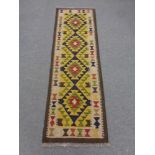 A Maimana kilim runner,