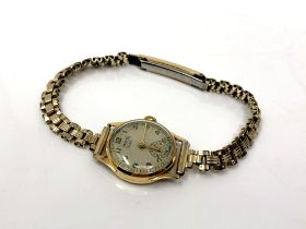 An 18ct gold lady's wristwatch by Ardor, 16.