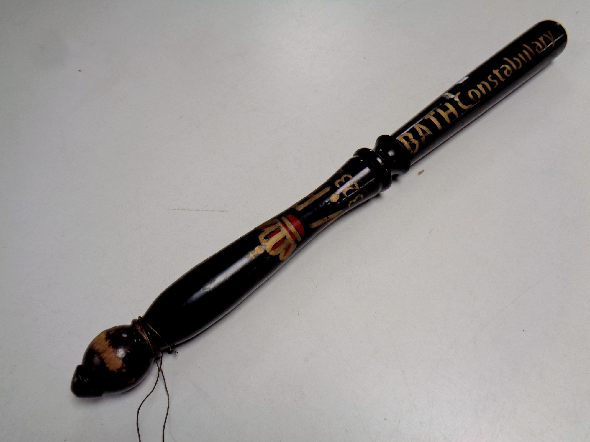 A reproduction Bath Constabulary police truncheon