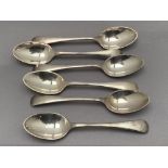 A set of six plated teaspoons in original box from the CWS Margarine Works
