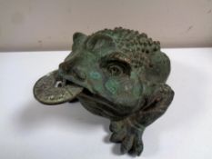 A Chinese bronze figure,