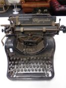 A vintage Olympia typewriter