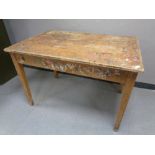 A 20th century school table,