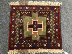 An eastern wool fringed mat,