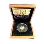 A Bradford Exchange Queen Elizabeth II 'Long to Reign Over Us' Gold Half Sovereign,