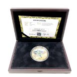 The First World War Gold Numisproof Coin, struck in 9ct gold, number 47/100,