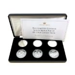 The Jubilee Mint Limited Edition Solid Silver Proof £5 Coin Collection,