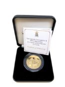 A Jubilee Mint Queen Elizabeth II 90th Birthday 22ct Gold Proof £2 Coin, 16g,