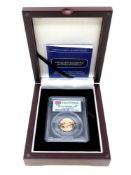 A Bradford Exchange 2013 Gold Sovereign, boxed with certificate of authenticity.