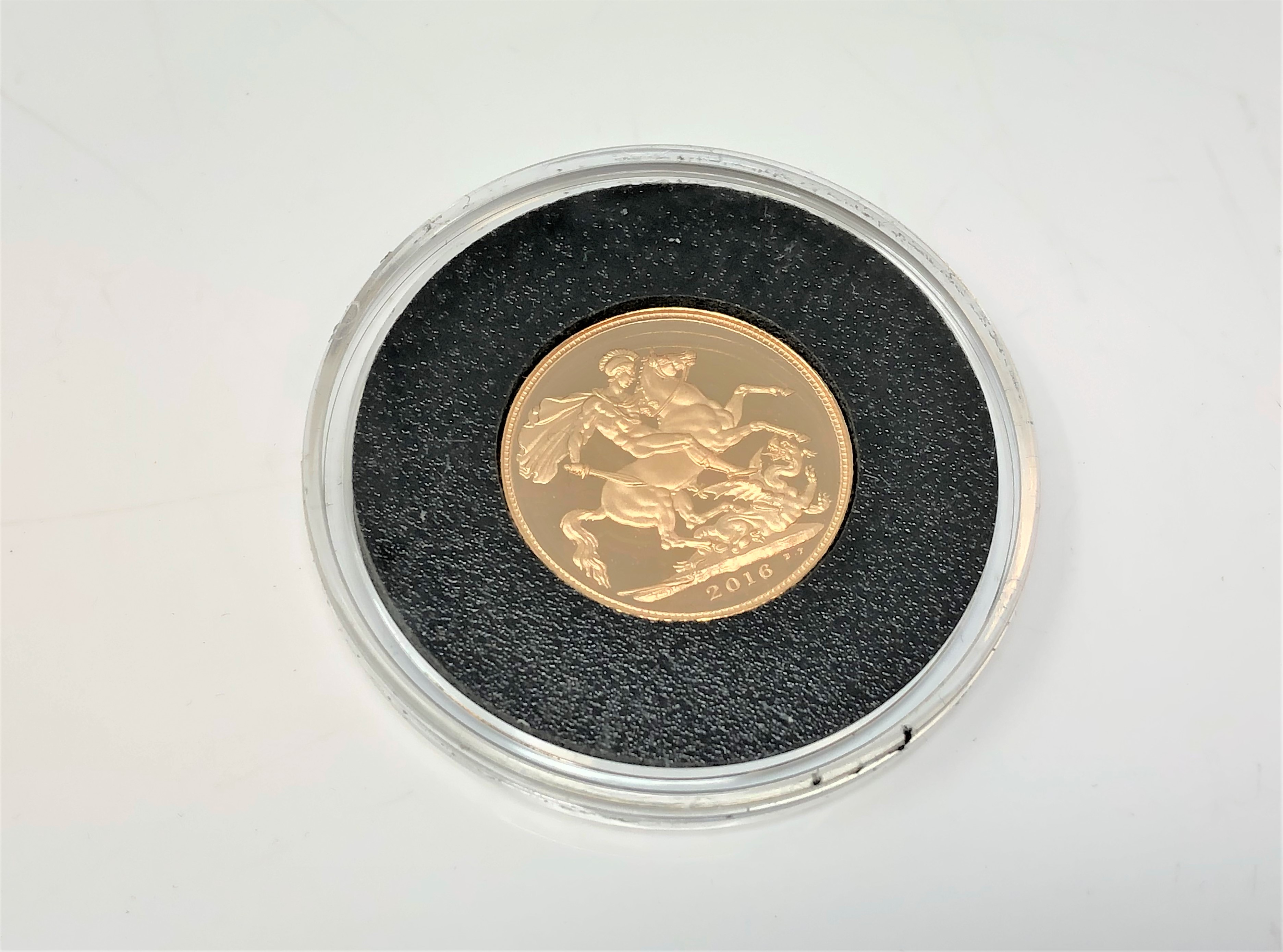 A Gold Sovereign 2016.