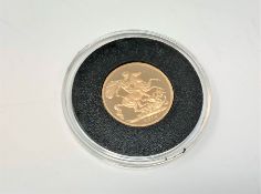 A Gold Sovereign 2016.