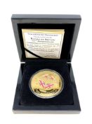 A Bradford Exchange Battle of Britain 75th Anniversary Commemorative Five Crowns Coin, 110g,