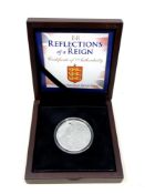 A Queen Elizabeth II Reflections of a Reign Guernsey Silver £5 Proof Coin,