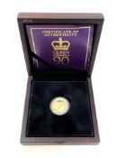 A Queen Elizabeth II 90th Birthday Gold £1 Coin, struck in 22ct gold, 7.