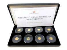 A Jubilee Mint Limited Edition Solid Gold Coin Collection,