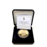 A Jubilee Mint Queen Elizabeth II 90th Birthday 22ct Gold Proof £5 Coin, 40g,