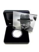 The Royal Mint 50th Anniversary of the Death of Sir Winston Churchill 2015 £5 Silver Proof Coin,