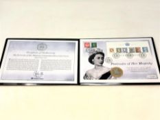 The Portraits of Her Majesty Commemorative Coin Cover.