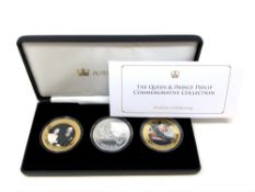 The Jubilee Mint The Queen & Prince Philip Commemorative Coin Collection,