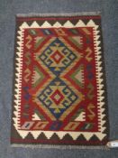 A Maimana Kilim 81 cm x 58 cm