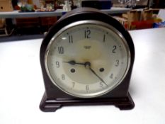 A 1930s Smiths Enfield Bakelite cased mantel clock