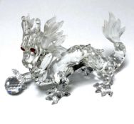 A Swarovski crystal Chinese dragon