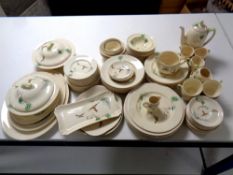 A large quantity of Royal Doulton Copice tea and dinner china