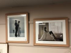 Two Portland Gallery posters (Jack Vettriano),