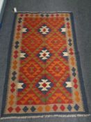 A Maimana Kilim 1152 cm x 98 cm