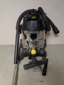 A Sealey Powerclean 110 V vacuum with accessories