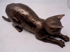 A Frith Products Paul Jenkins sculpture of a cat