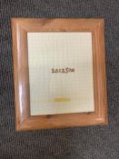 Ten Xenos wooden photo frames, 20 cm x 25 cm, all brand new and still wrapped.