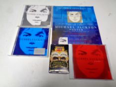 Michael Jackson Limited Edition 2001 Album Invincible CDs - White, Red and Blue,