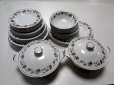 Forty pieces of Alfred Meakin Glo-White dinner ware