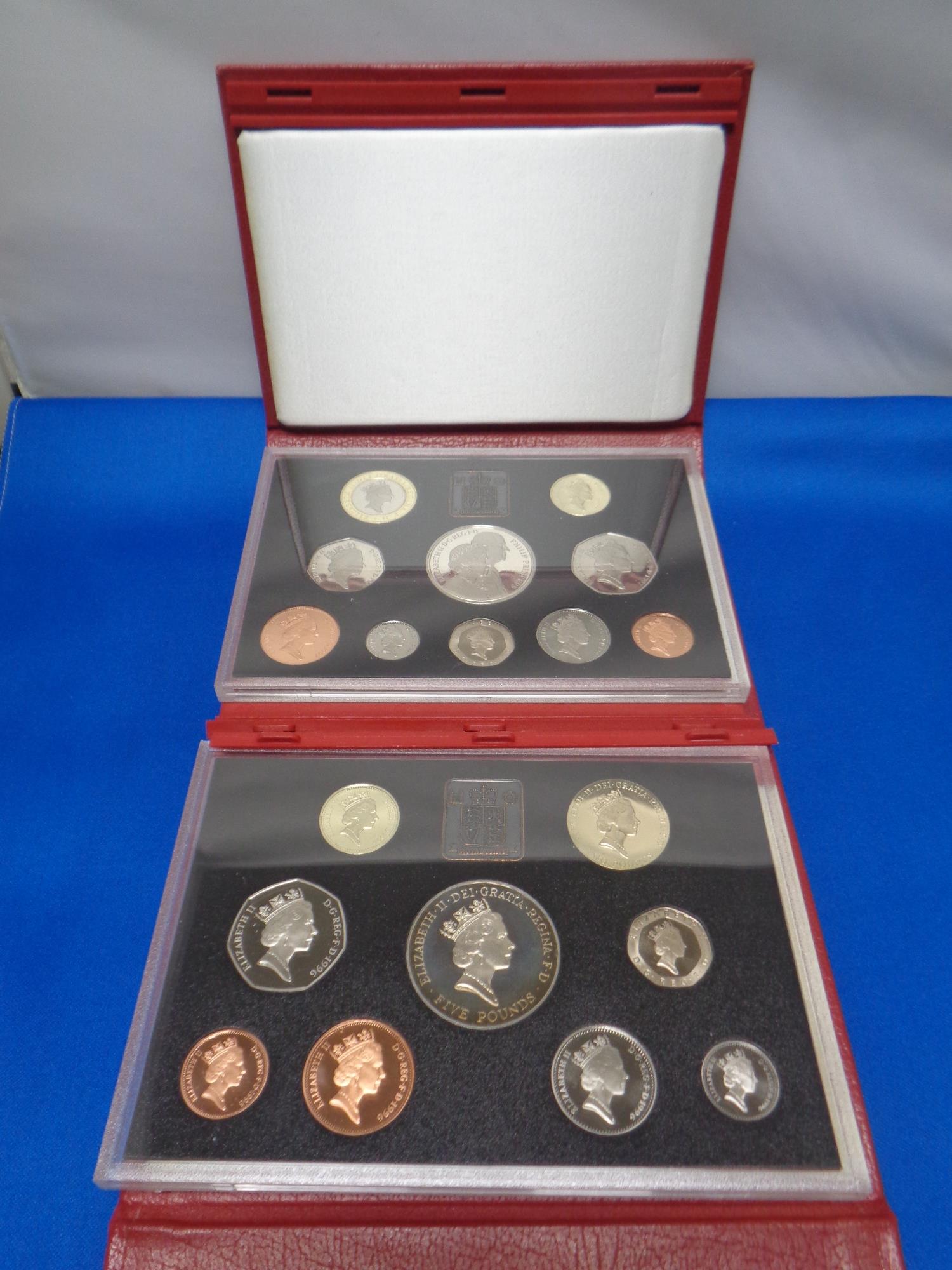 Two Royal Mint proof coin sets