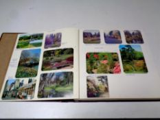 An album containing a large quantity of 20th century colour postcards, wildlife, tourist, Wiltshire,