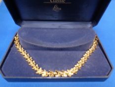 A Lotus Jewellery fancy link necklace