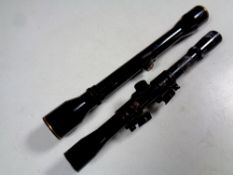 Two air rifle scopes