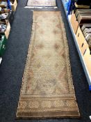 A Suzni kilim runner 257cm by 71cm