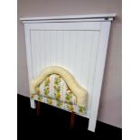 A Lexington oversized bed head (white), width 128 cm,