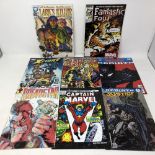 A collection of DC comics and Marvel with others to include Fantastic Four,