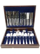 A canteen of Sheffield plate cutlery