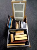 A box containing a large quantity of assorted photo frames