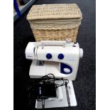 A Delta electric sewing machine with foot pedal,