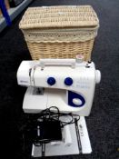 A Delta electric sewing machine with foot pedal,