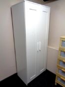An Ikea double door wardrobe