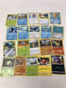 A collection of 20 Pokemon cards