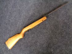 A 20th century Webley Hawk Mark II air rifle