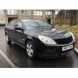 A Vauxhall Vectra five-door hatchback 1800cc petrol motorcar, manual transmission, black,