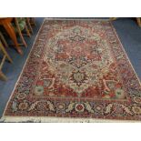 A machined Persian carpet,
